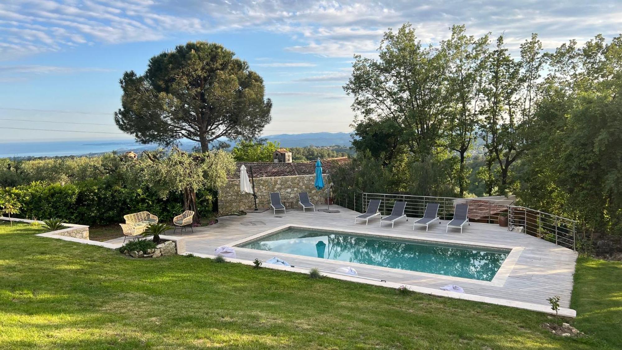Magnifique Villa Moderne Avec Piscine La Gaude Exterior photo
